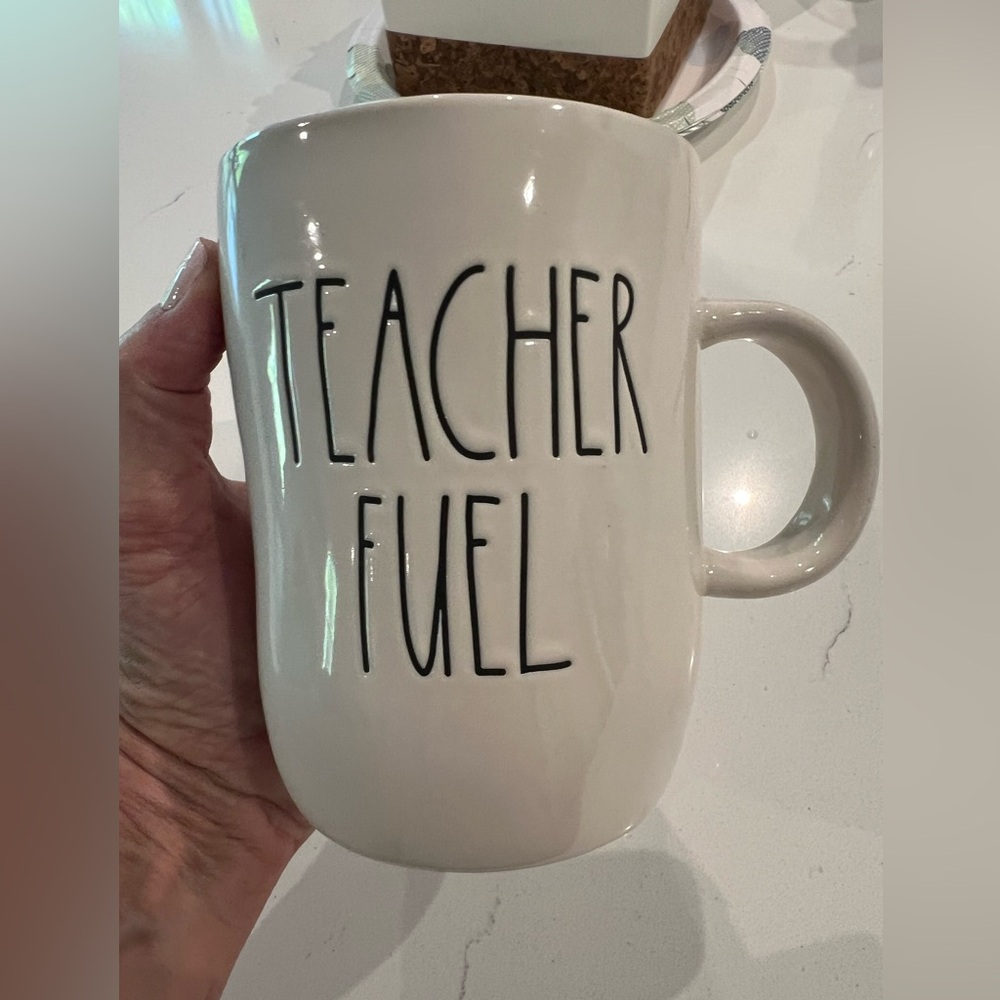 Rae Dunn by Magenta Teacher Fuel Mug Like New - Picture 3 of 6